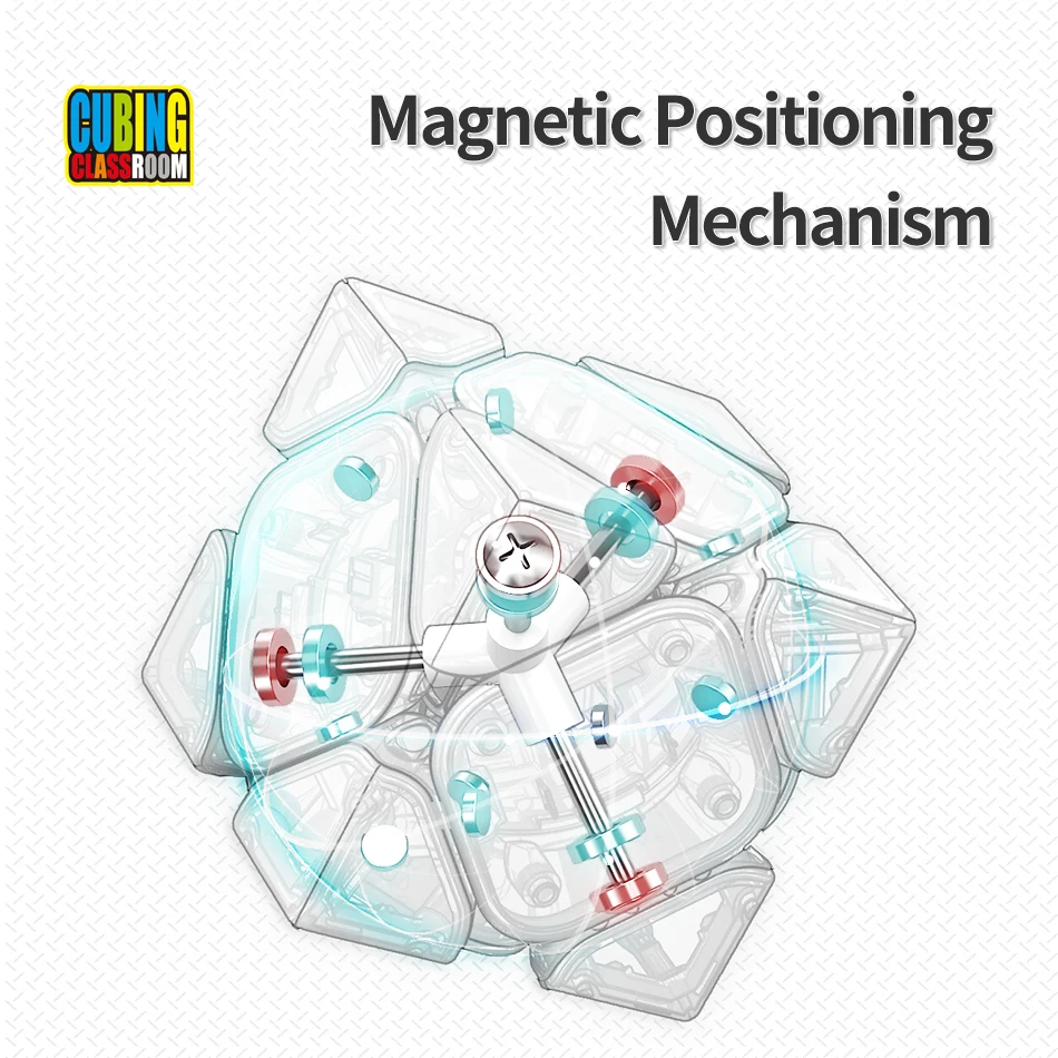 [ECube] Moyu RS Skewb Magic Cube Magnetyczna profesjonalna układanka do zawodów Cubing Classroom Zabawka edukacyjna