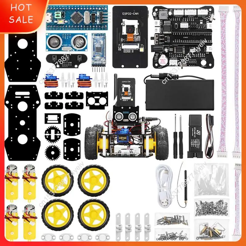 Picture 3: 4X Development Kit Robot Kit For Arduino & Keil 5 Programming Combining ESP32 CAM With STM32 Electronics Robotic Kit A62X