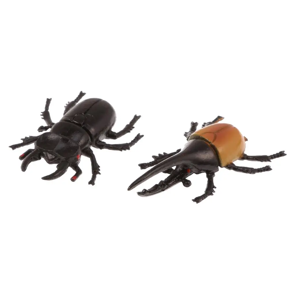 Mini plástico inseto modelo para crianças, halloween partido, 10 pcs