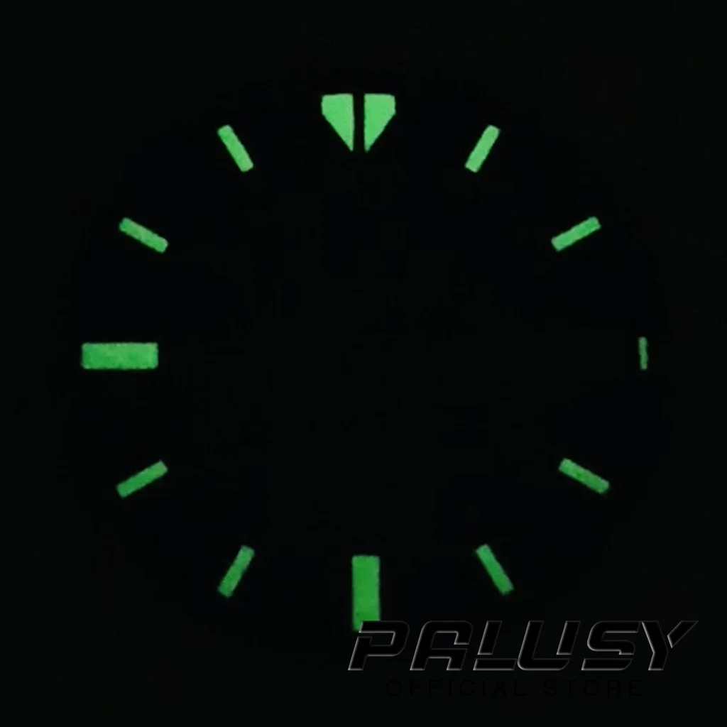 NH36 29mm quadrante dell'orologio blu verde luminoso per parti di ricambio del movimento NH36 Fit 3 in punto 3.8 in punto corona