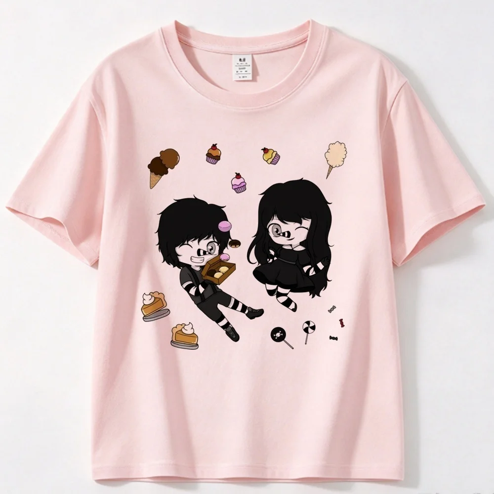 Creepypasta tshirt female manga alternative  meme shirt japanese 80s party baddie 2000s