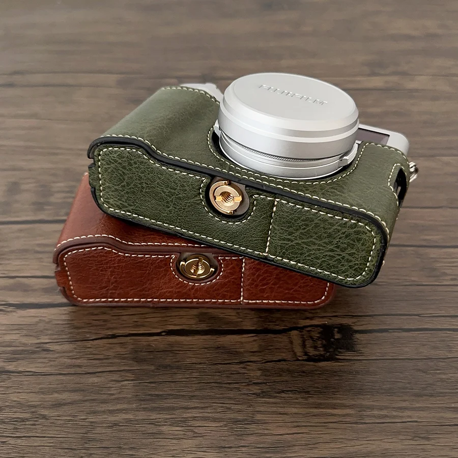 PU Leather Case for Fujifilm Fuji X100VI X-100VI camera bag Hard shell protective pouch