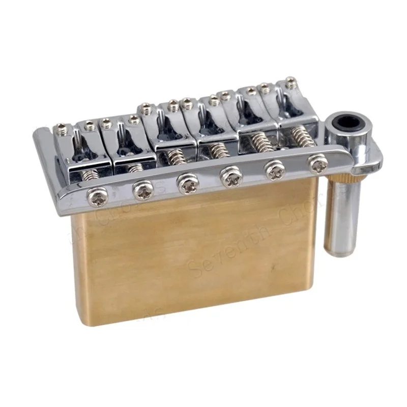 Ein Satz E-Gitarren-Doppel-Rockerbrücken-Vibrato-System mit Zugbandplatte und geradem Einsteckgriff – Musikinstrumententeil – Detail 7
