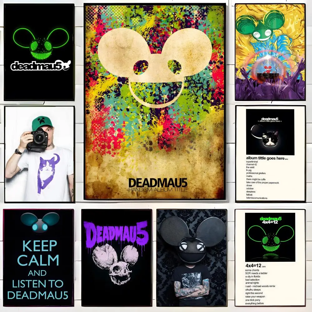 Canadian Electronic Music Producer D-Deadmau5 Poster Wall Art Print Poster Decorative Mural Home Decor Gift Unframed