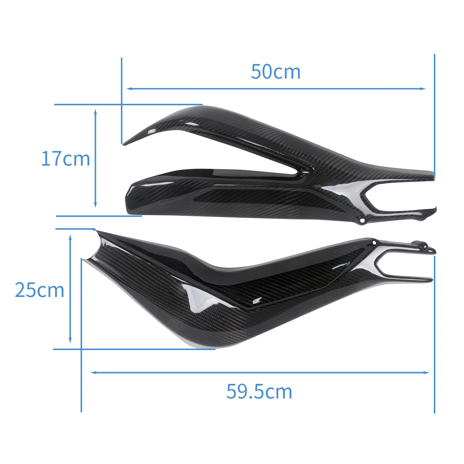 For YAMAHA MT09 MT-09 FZ09 2013 2014 2015 2016 2017 2018 2019 2020 100% Carbon Fiber Singarm Covers Panels Protectors Guards