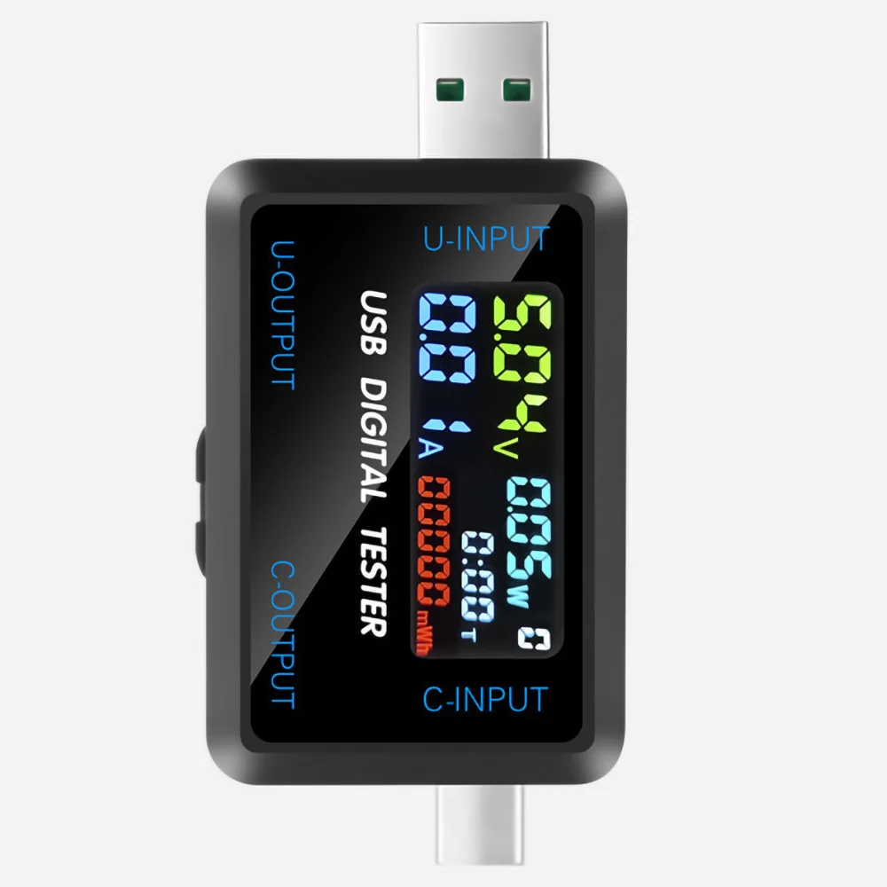 

Multi-function USB Voltage Current Test Meter Digital Display Capacity Tester Power Tester Voltmeter
