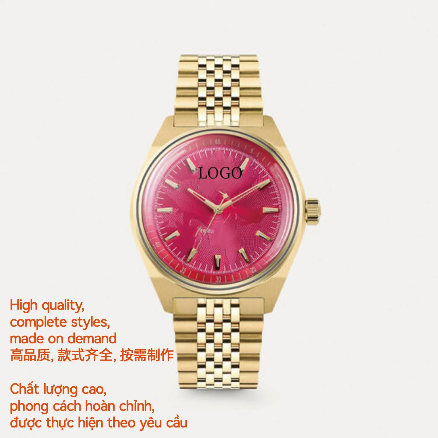 Viviene reloj Westward para mujer, pulsera de cuarzo con temperamento de hielo rosa y azul, gama alta, Queen Dowager Xi