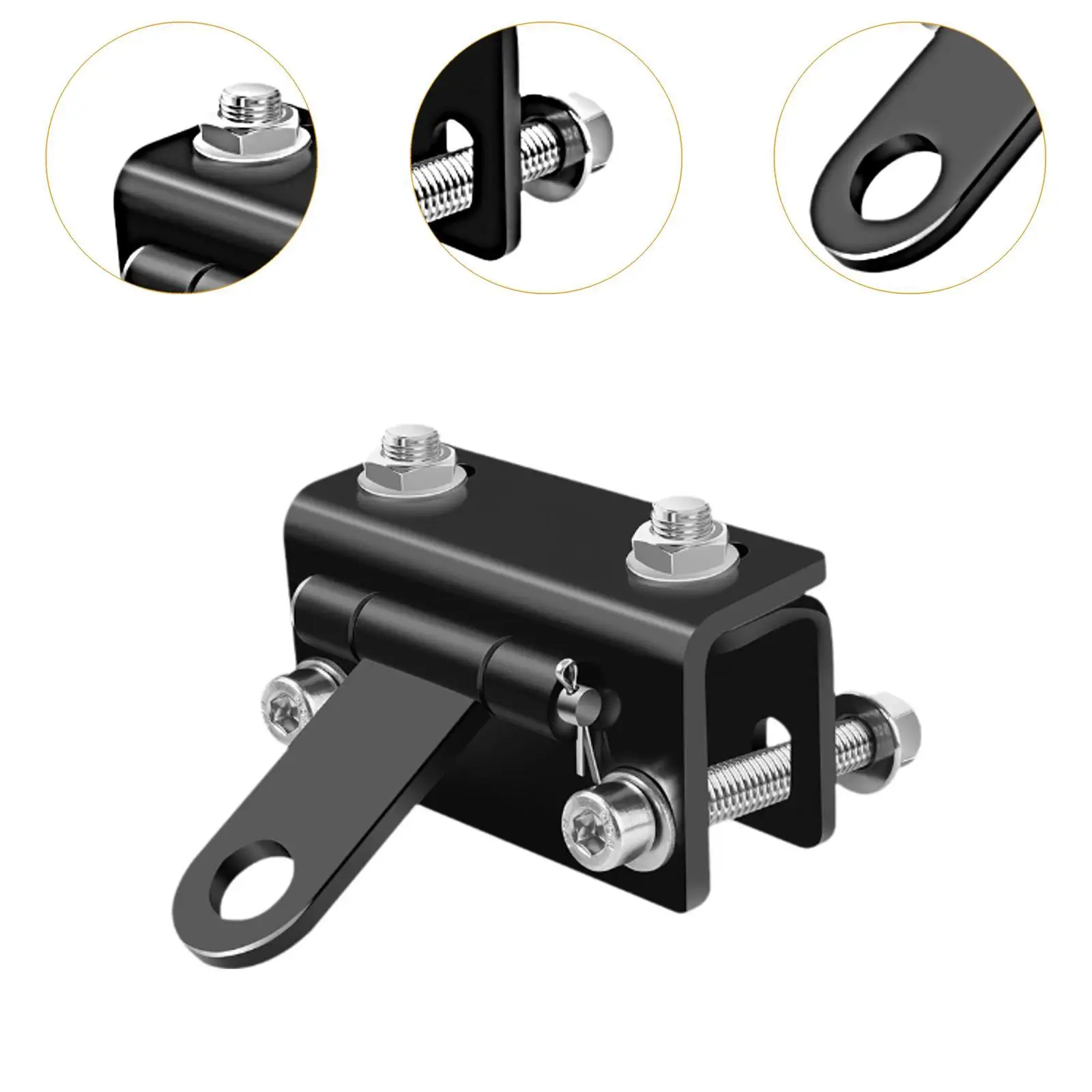 Attelage de pare-chocs de motoneige, accessoires de motoneige robustes, pièces de réparation, Kit de crochet de remorquage de remorque universel pour Yamaha