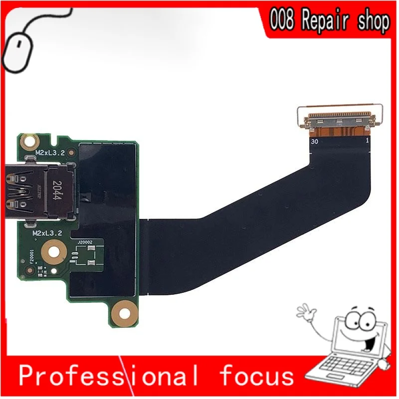 

New/Orig Switch USB Port Board Interface With Cable for Lenovo Thinkpad X1 Carbon 7th 8th Gen Laptop 00HW 569 00HW570 SC50Q09471