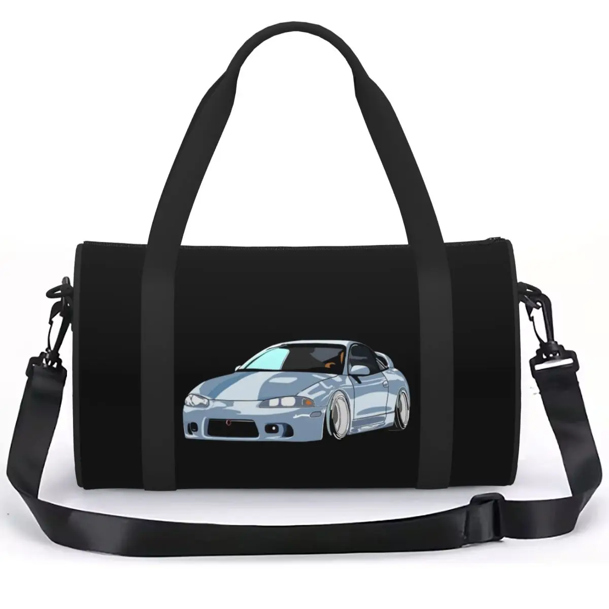 Eclipse 2G DSM Red Luggage Bag Multi-Functional Duffle Tote Bag Handbags Gym Bags Fitness Bag for Boys Girls