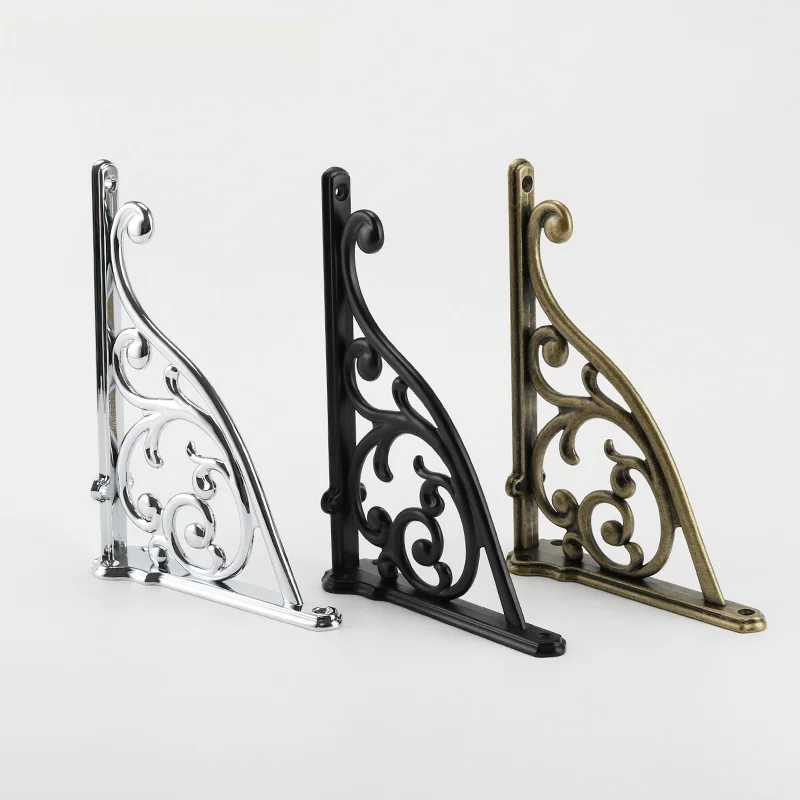 

Retro European Sle Bronze Fini Come Plated e Support elf Ra Kitchen Partition Bla Layered Board Storage elf