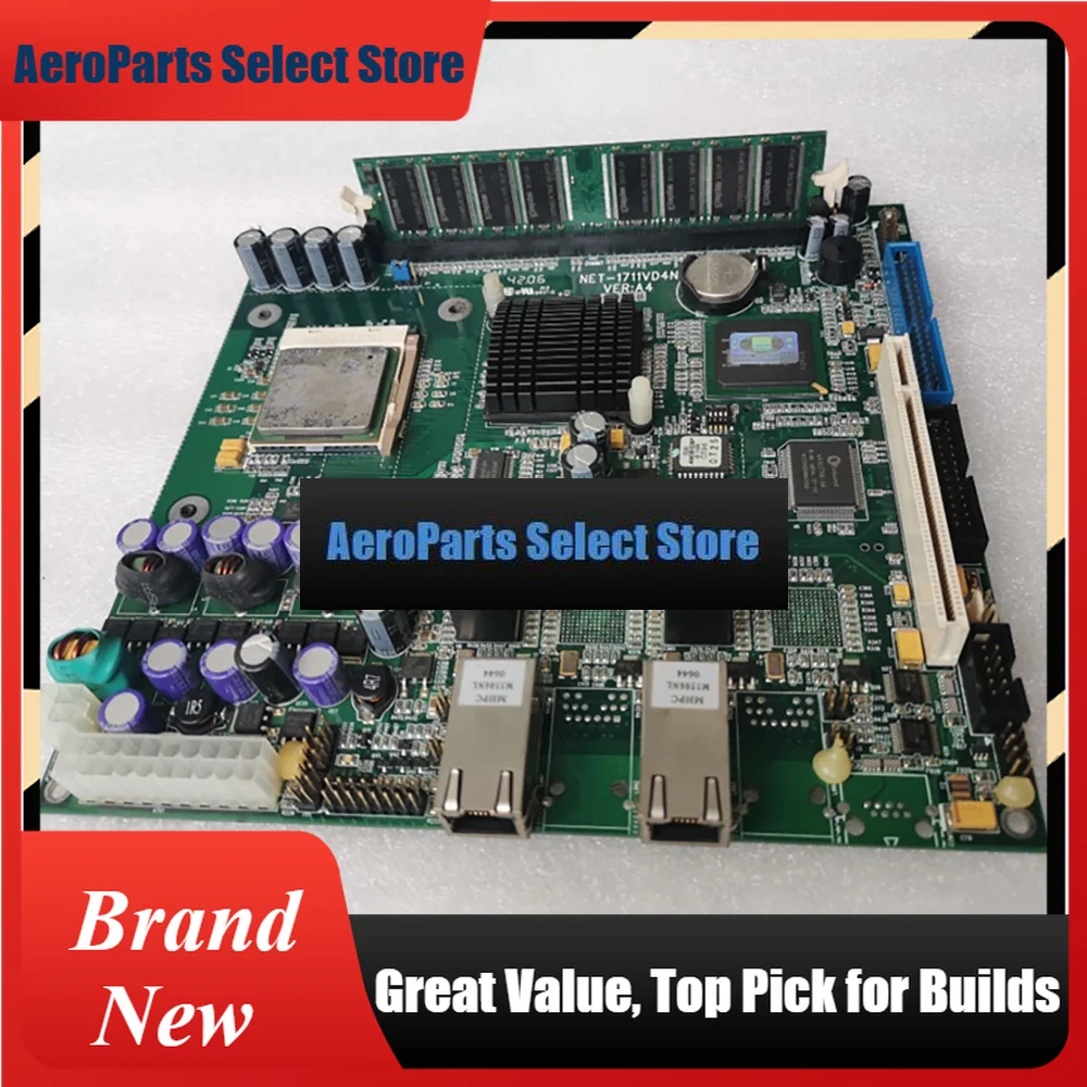 AeroPartsGigabit Firewall Motherboard NET-1711VD4N VER:A4
