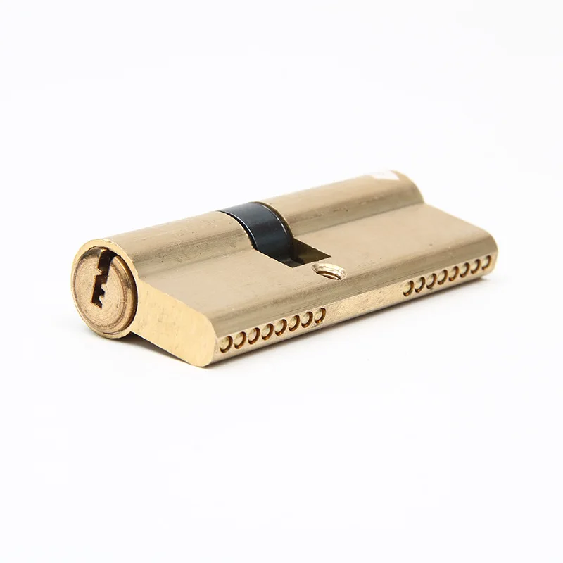 Entrance Double Open 90 100 105 110 120mm Lock Cylinder AB Key Anti-Theft Pure Brass Gate Door Lock Handle Bedroom Extended