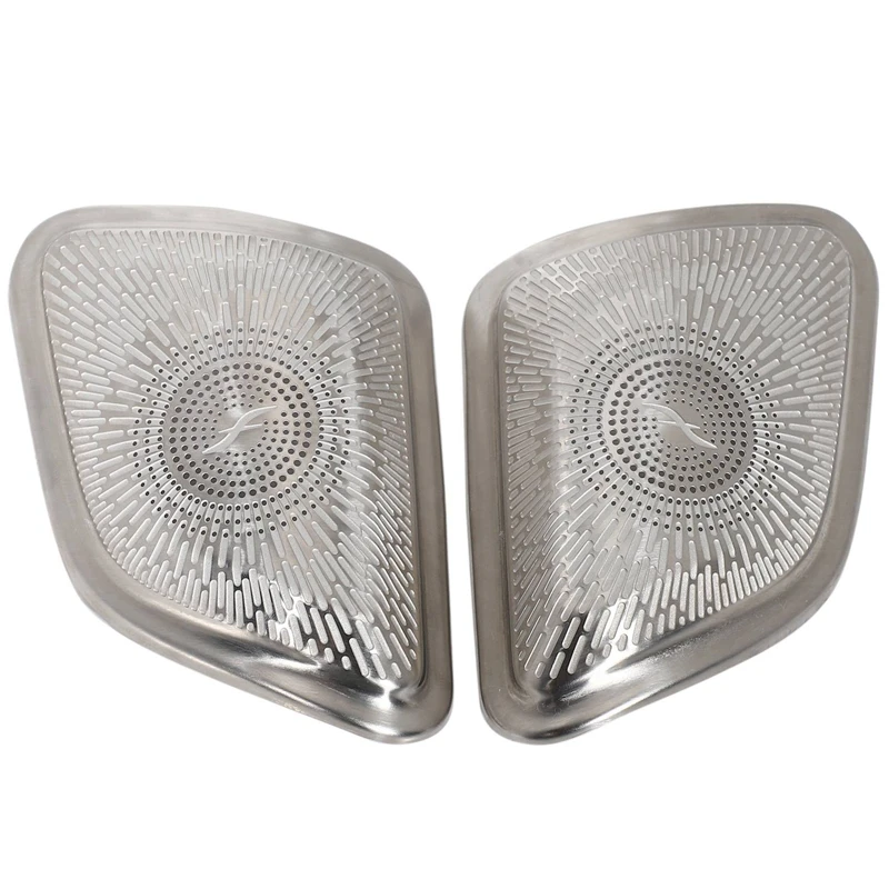 

2X Car Aluminum Alloy Speaker Tweeters Cover Trim Accessories For Mercedes-Benz GLE GLS Class W167 X167 2020