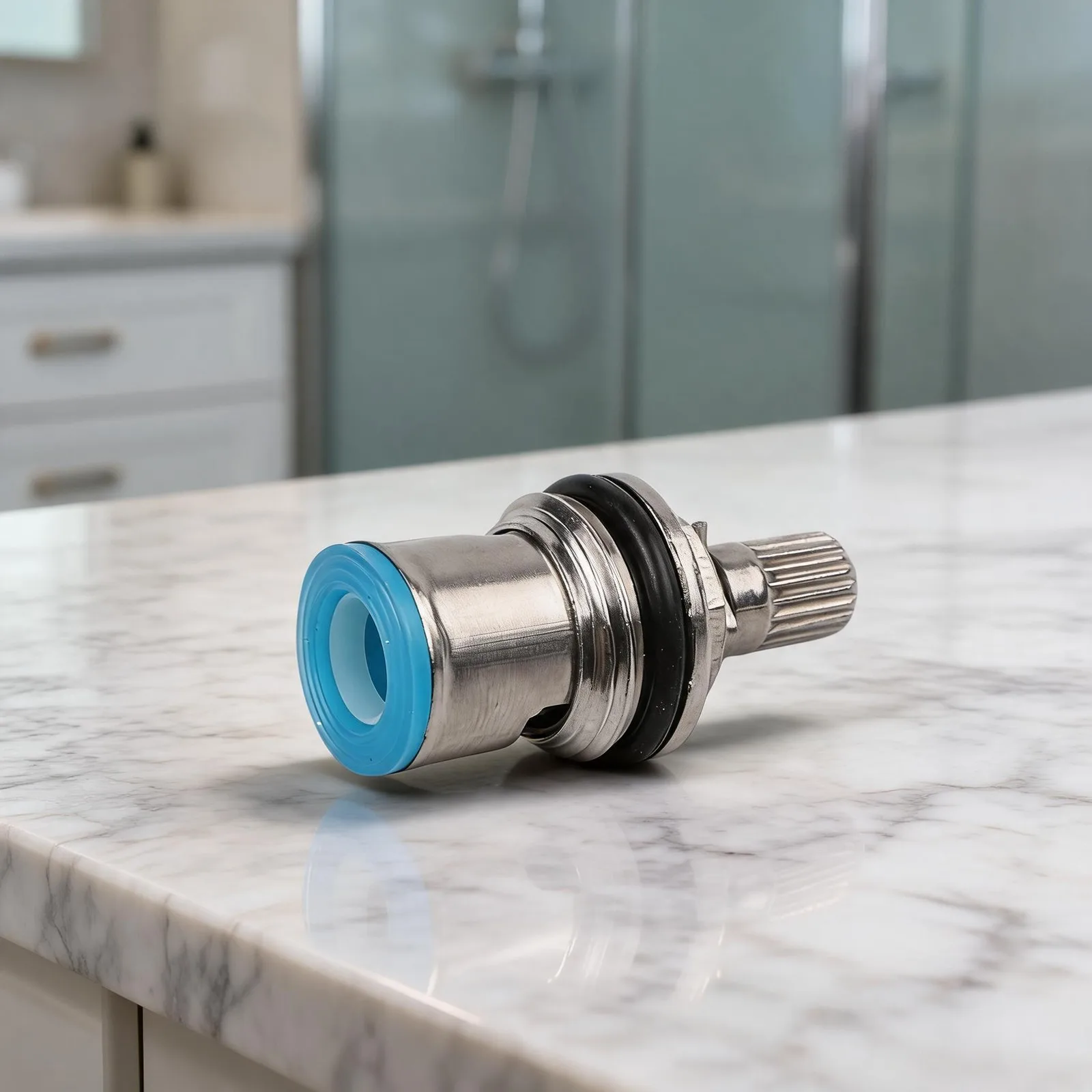 Plumbing Valve Cartridge 43 22 Mm Hot Cold Water Tap Precise 304 Stainless Steel Cartridge Parts Valve Cartridge