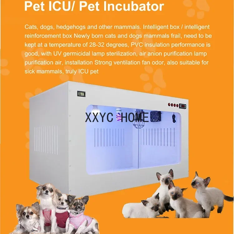 Veterinary Equipment Professional Pet Oxygen Supply Puppy Incubator Dog Incubator  Thermostatic Incubator