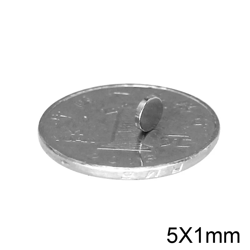 5x1mm Small Round Powerful Magnets  5x1 For Home Refrigerators, Offices DIY 5*1