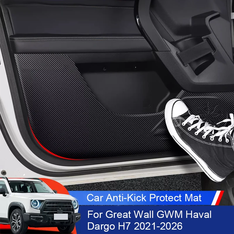 

Car B-Pillar Door Anti-Kicks Protect Pad For Great Wall GWM HAVAL DARGO H7 2021-2026 Auto Trunk Anti-Dirty Scratch Resistant