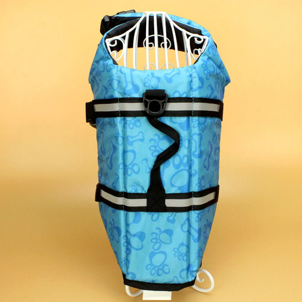 Pet Life Vest Adjustable Reflective for Dogs Puppies Easy to Use Training Vest Swimwear Boating Pool Beach