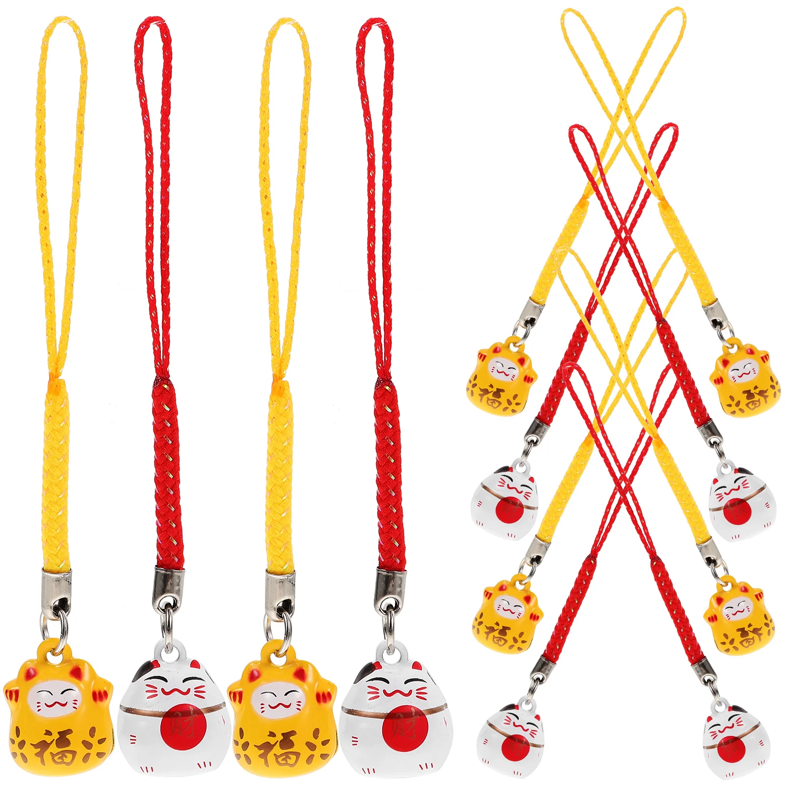 

Подвеска в виде кошачьего туннеля, мини-колокольчики, брелок, украшения, телефон, корова, Рождество