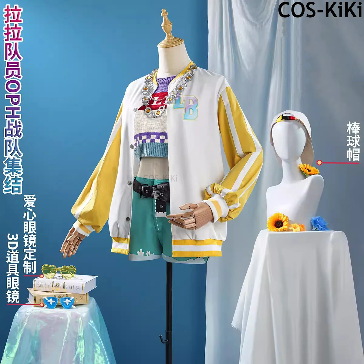 COS-KiKi Identity V Cheerleader Skin OPH Game Suit Nifty Lovely Uniform Cosplay Costume Halloween Party Role Play Outfit S-XXL