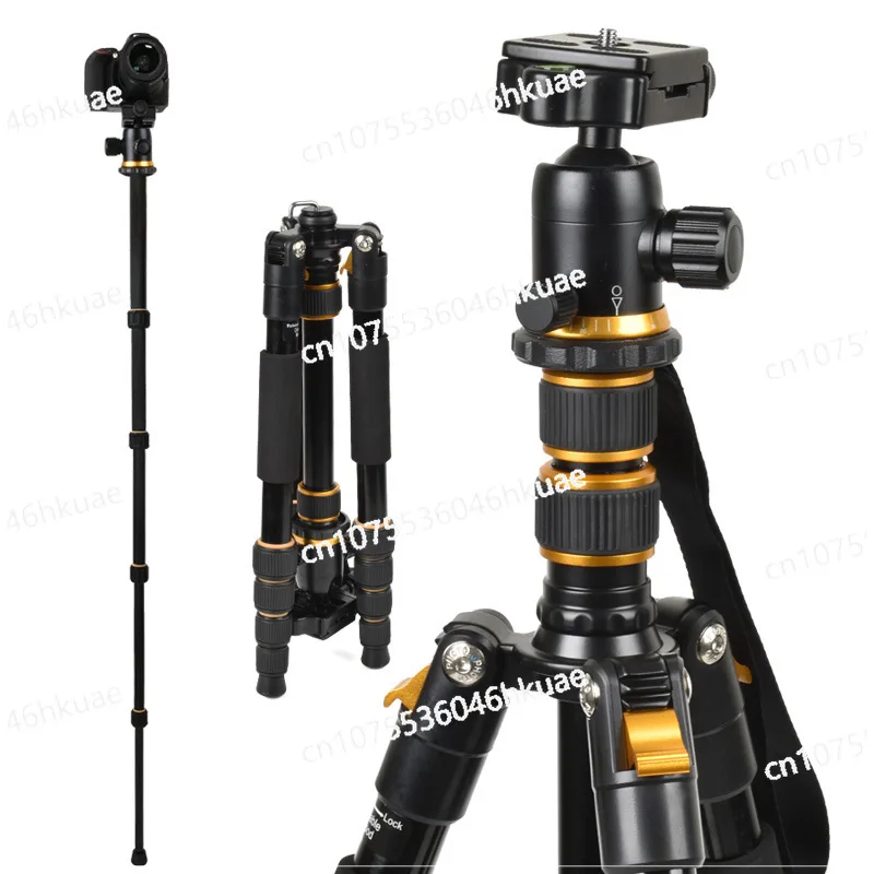 Tripod Multi-function Camera Tripod Damping Ball Gimbal Outdoor Reflex Photography SLR Camera Bracket