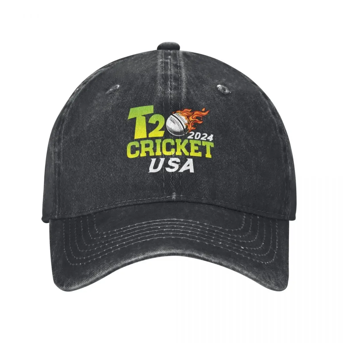 

T20 Cricket 2024 USA T-shirt Baseball Cap Beach Outing party Hat Christmas Hat Hat Man Luxury Women Men's