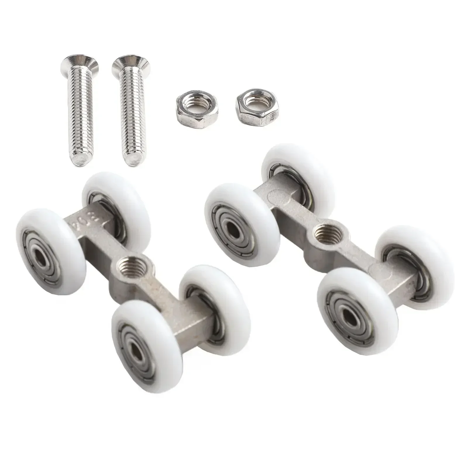 

1/2pcs Sliding Doors Roller Load Bearing Hanging Wheel For Home Sliding Door Runners Replacement For Glass Doors Wheel