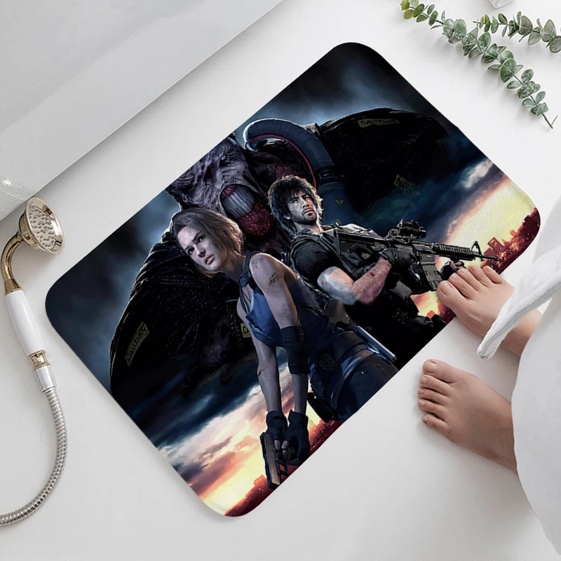 Digital Print Floor Mats for Home D-Resident Evil Bathroom Kitchen Rugs Bedroom Living Room Carpet Doormat Entrance Door