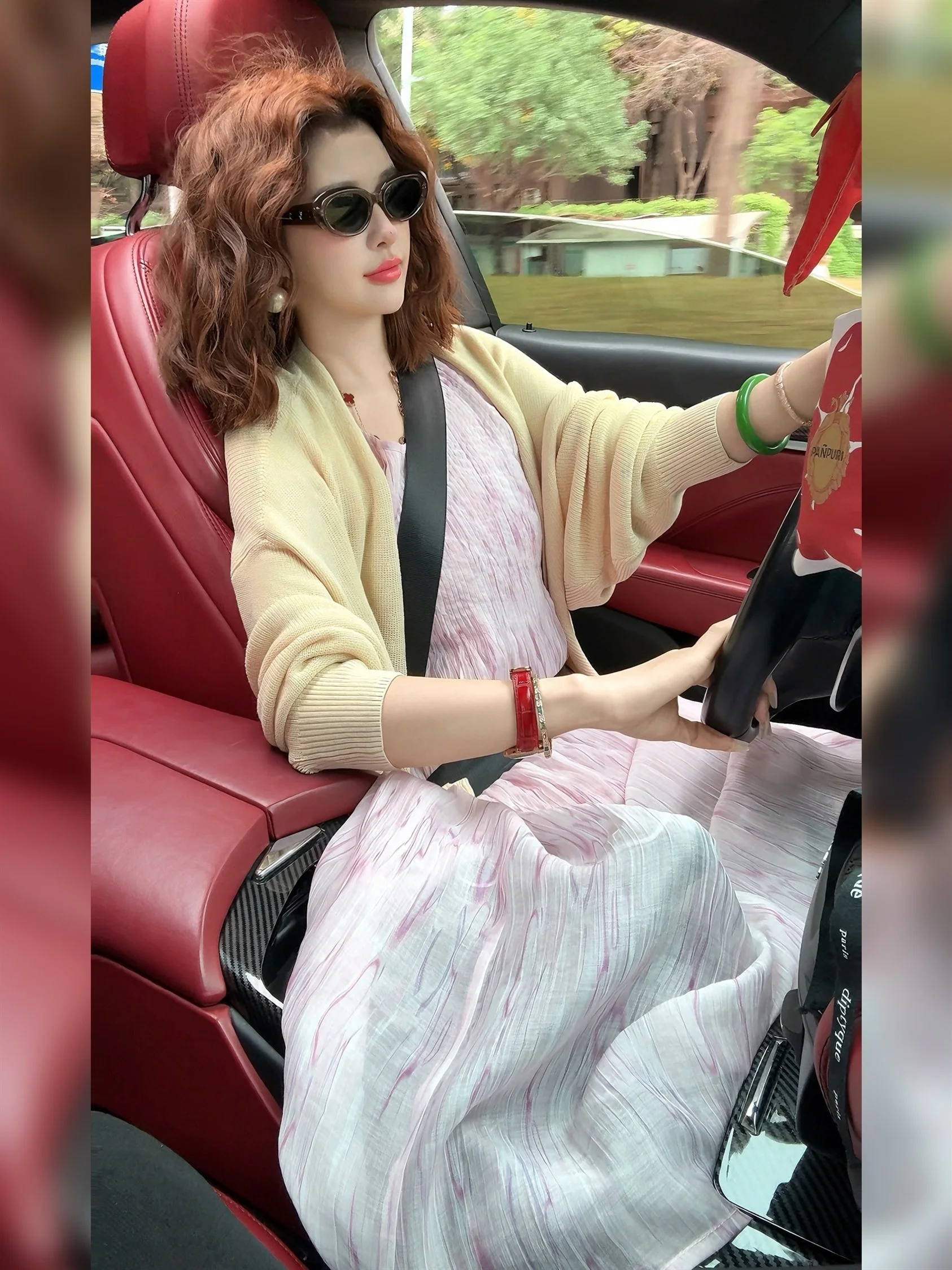

Элегантная летняя юбка А-силуэта Linda Sister's High-End Fashion из полиэстера с завышенной талией