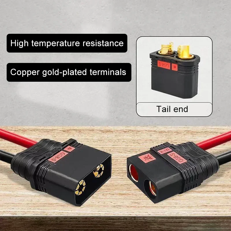 QS10 QS9 QS8 Male Female Aviation Model Connector Forklift Electric Motorcycle Battery Plug Anti Spark Charging Power Adapter