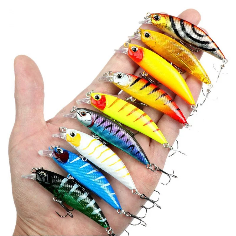 5 ألوان محاصر 7 سنتيمتر 8 جرام أسماك المغمورة طويلة الصب إغراء الطعم الخاص لصيد الأسماك في المياه العذبة البحرية لأسماك اليوسفي والبحر ب #1