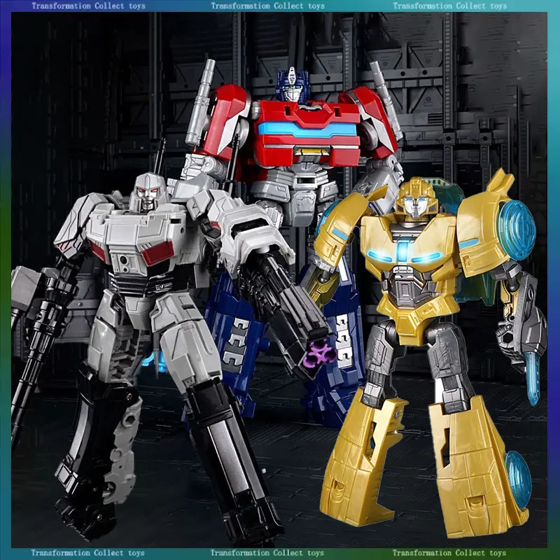 Auf Lager Transformation Spielzeug Film Version OP Megatron Bumblebee Zusammengebaute Action Figur Modell Sammlungen Spielzeug Geschenk