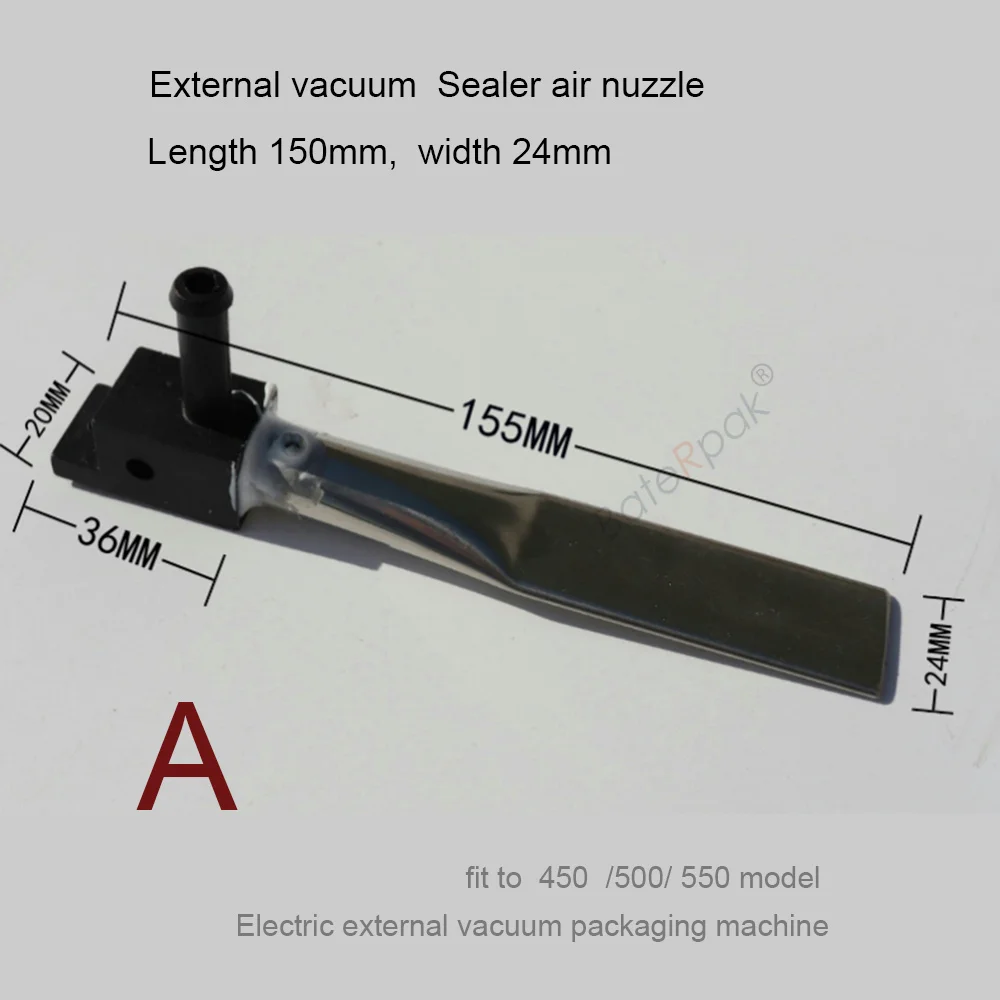 BateRpak Bico de ar de enchimento de selador a vácuo externo elétrico, peça de máquina de selagem a vácuo pneumática vertical com suporte 450, preço de 1 peça