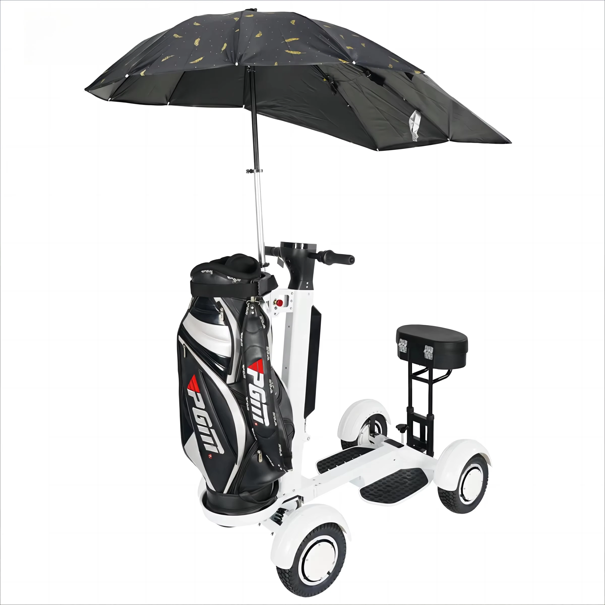 Carrello da golf per trasportatore di golf personale Controllo intelligente Potente scooter elettrico da 2000 W