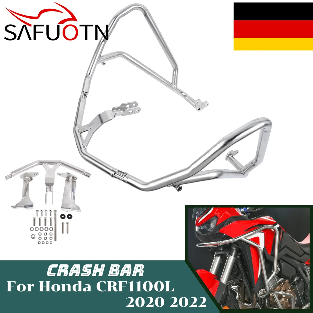 CRF1100L Engine Guard Highway Crash Bar For Honda CRF 1100L Africa Twin 2020 2021 2022 Frame Upper Bumper Protection Accessories