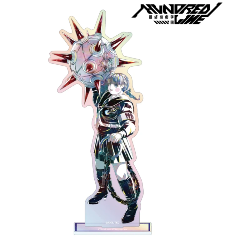 15CM Anime The Hundred Line Last Defense Academy Figure Peripheral Collection Acrylic Stand Model Decorations Gifts Keychain