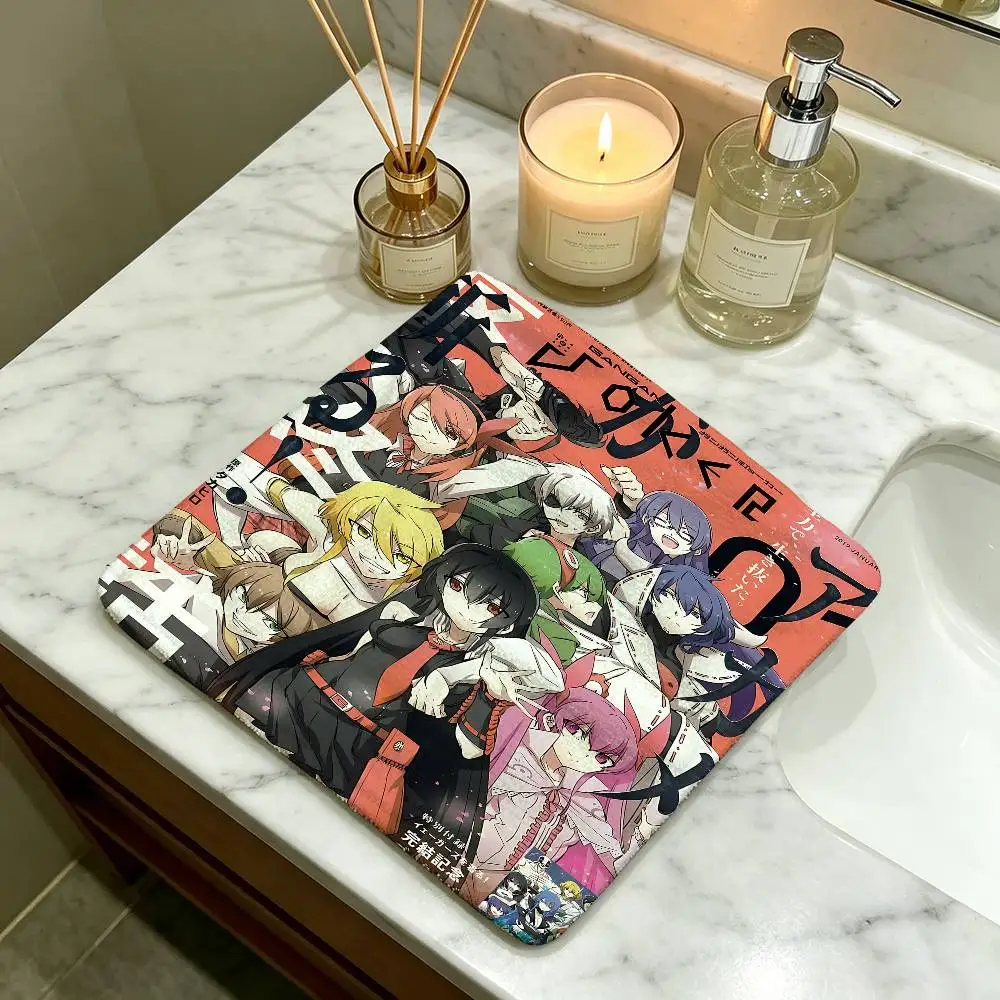 Anime A-Akame Ga Kill Polyester Cotton Hanging Kitchen Towel, Soft Hand Wiping Towel, Reusable for Kitchen Bathroom Home