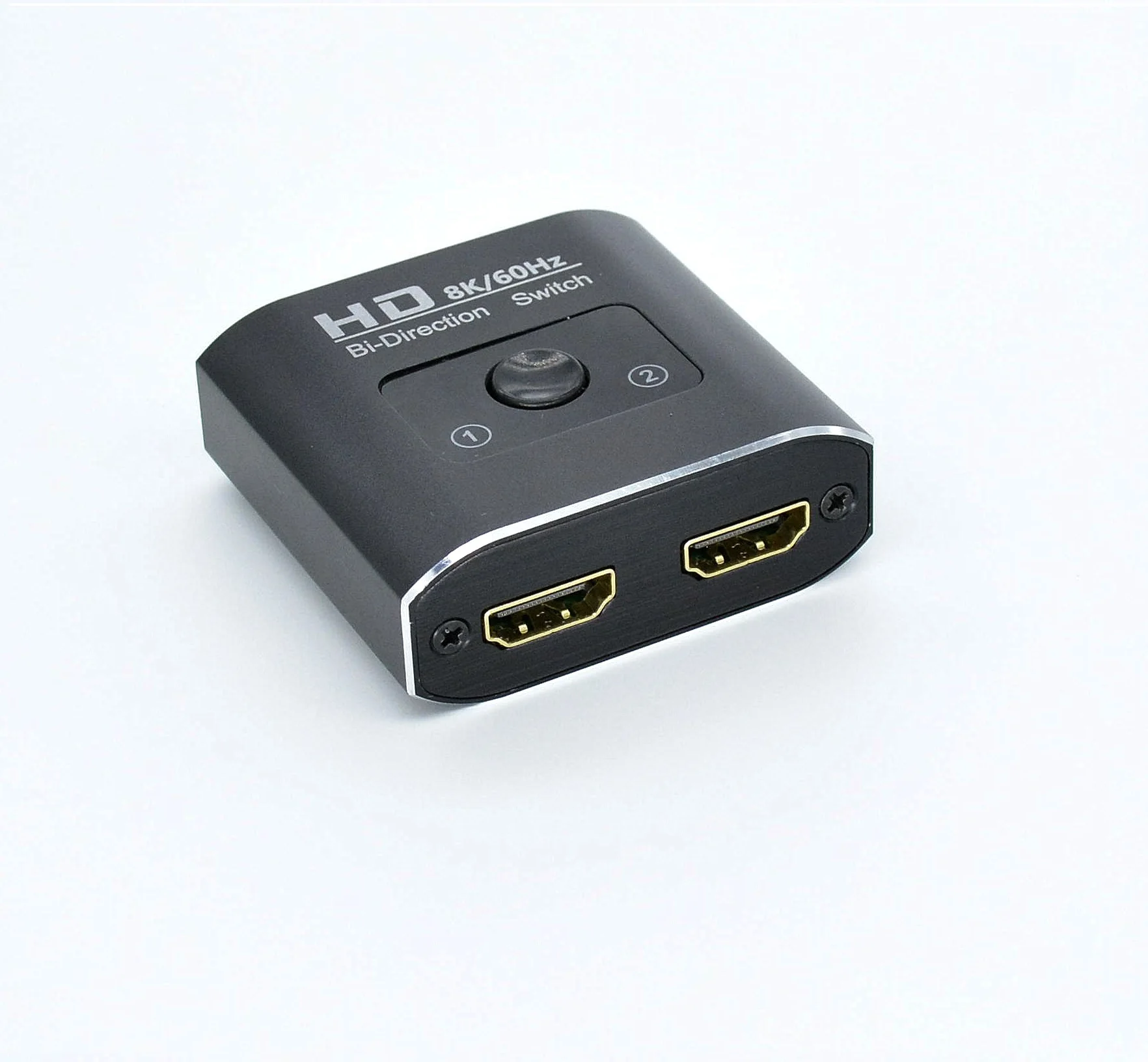 USB C sakelar Video dua arah 100W, pemisah tipe C 2x1/1x2 bi-arah KVM pengalih Video Data 8K untuk Monitor komputer multisumber