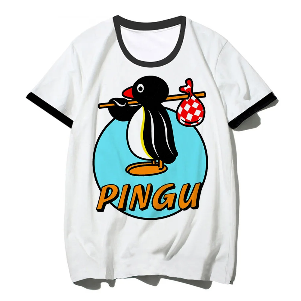 nootnoot pingu t shirt men anime funny designer t shirt male graphic clothing