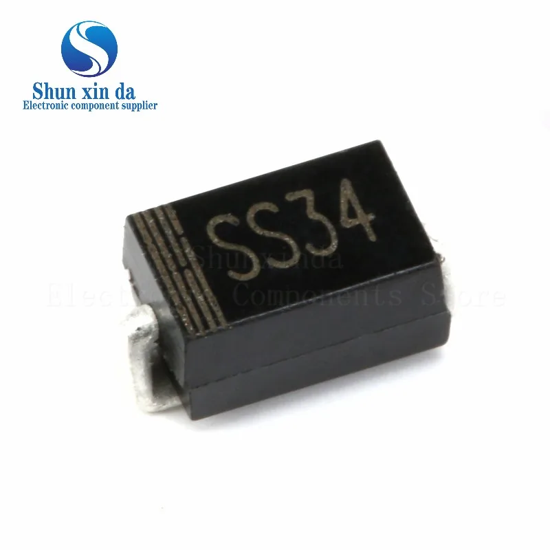 2000-3000PCS SS34 3A 40V SMA SMB SMC SR340 1N5822 DO-214AC DO-214AB DO-214AA SMD Schottky Diodes