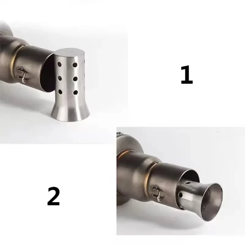 Motorcycle Exhaust Muffler - Stainless Steel Adjustable & Removable Noise Reduction Baffle Insert (Compatible) image 5