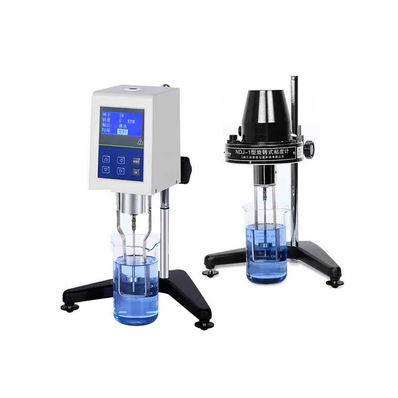 220V Rotary Digital Viscometer Viscosity Tester Viscosimeter Fluidimeter With 1-4# Rotator Suitable For Oil/Industrial Coatings