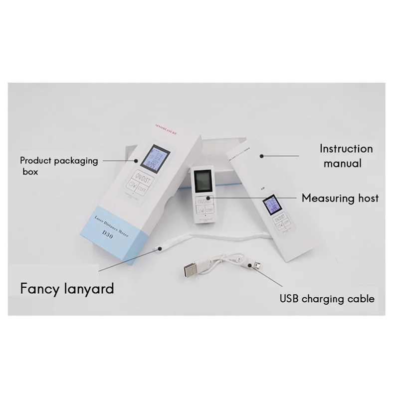 

LUCK-Mini умный лазерный дальномер инфракрасный дальномер карманный дальномер измерительные инструменты