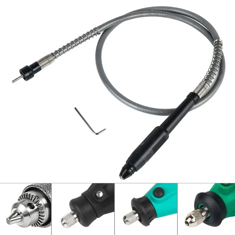 

Drill chuck handle soft elastic shaft grinder, equipped with 0.3-3.2mm, suitable for rotating and electrical tool accessories