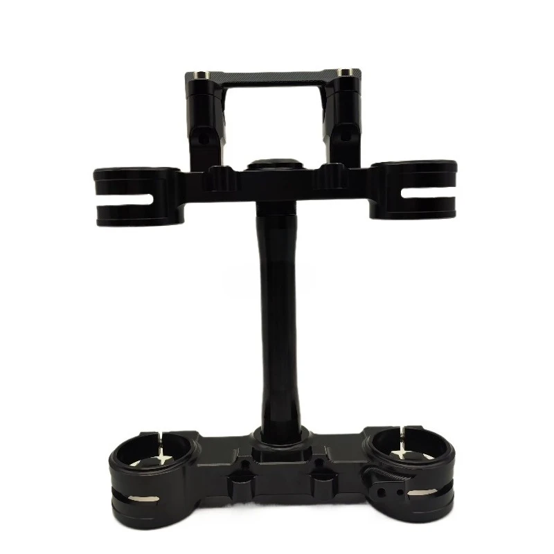 Numerical control parts enhance motorcycle accessories. Super bee three-clamp handlebar installation.