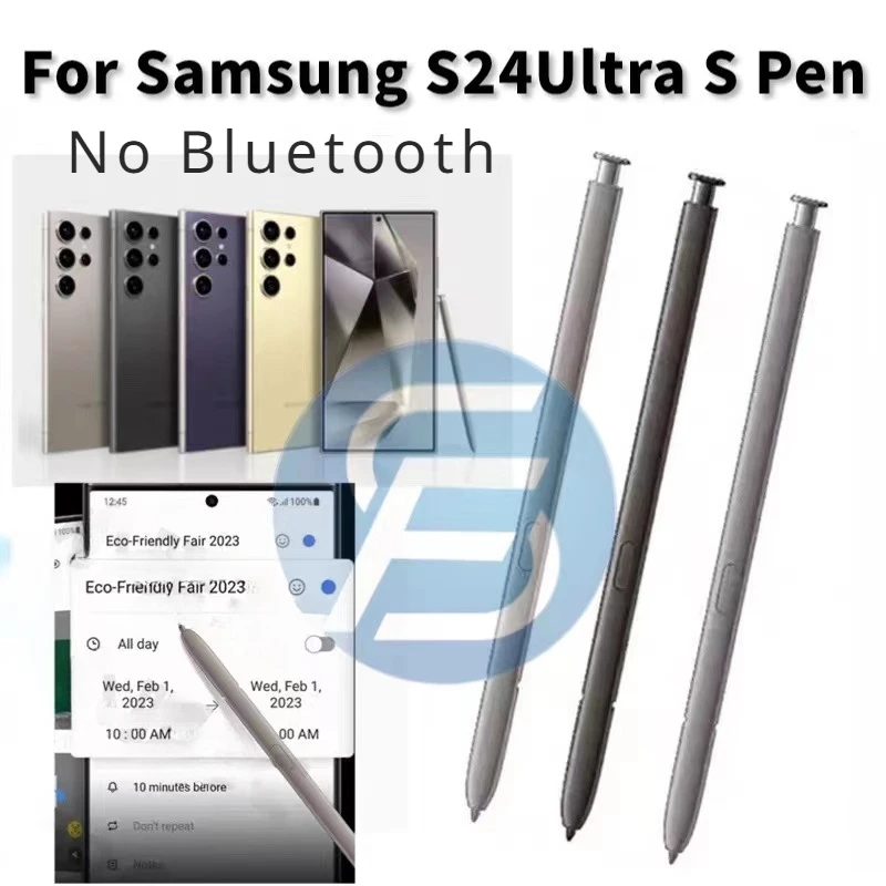 

For Samsung S24Ultra Active Touch Screen S Pen Handwriting Mobile Phone Capacitive Stylus With Replaceable Pen Tip No Bluetooth