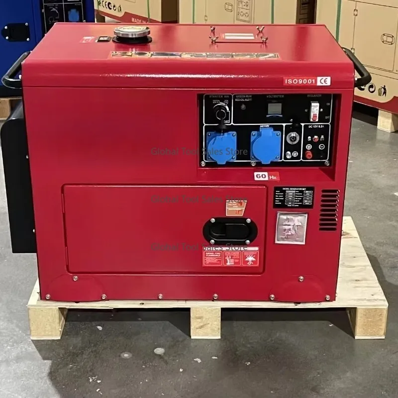Super Silent 10kva 10kw Single Phase Di.esel Generator 50/60Hz with ATS Option Sound Proof 10KVA Generators