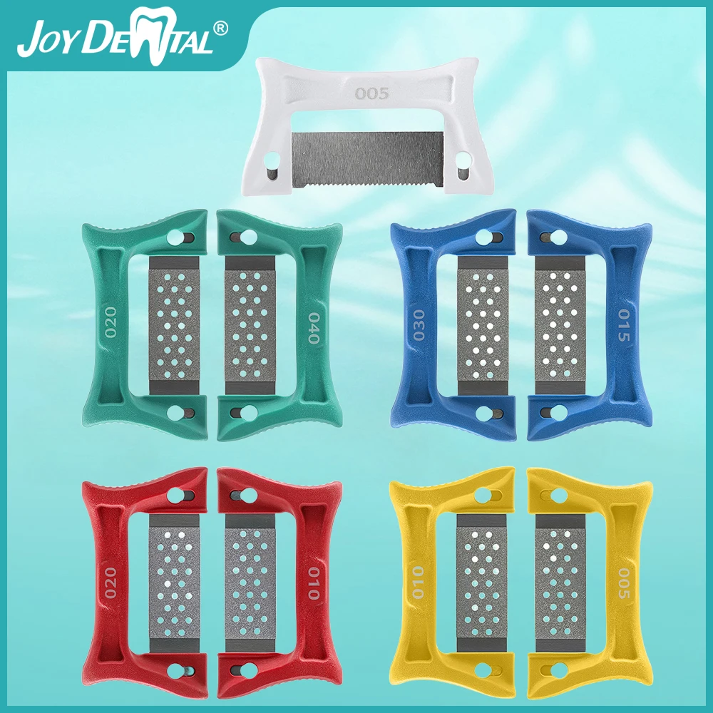 

Dental Interproximal Reduction Strip Stainless steel 9 sizes Tooth Gap Polish Serrated Saw Strips Polish Dentistry Saw AZDENT