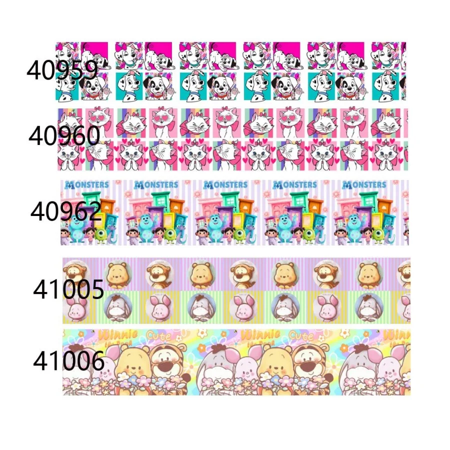 

Disney Winnie the Pooh Grosgrain Ribbon 10yards for Disney Cartoon Ribbons Hairbows Craft Materials DIY Accessories